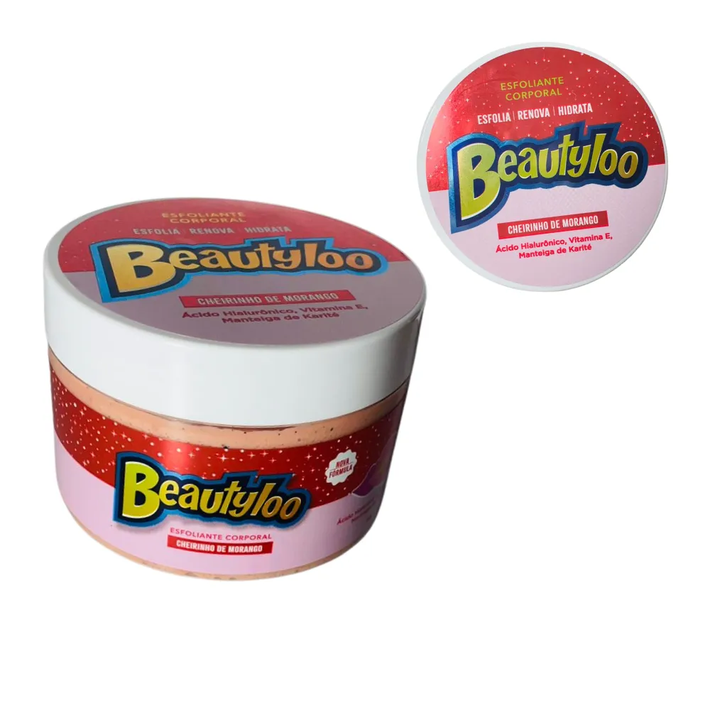 Esfoliante Corporal Beautyloo – Nova Fórmula com "Cheirinho de Chiclete"
