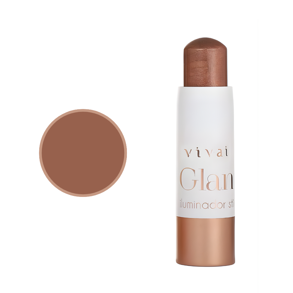 Iluminador Glam Stick Vivai – Brilho Instantâneo e Praticidade em Bastão