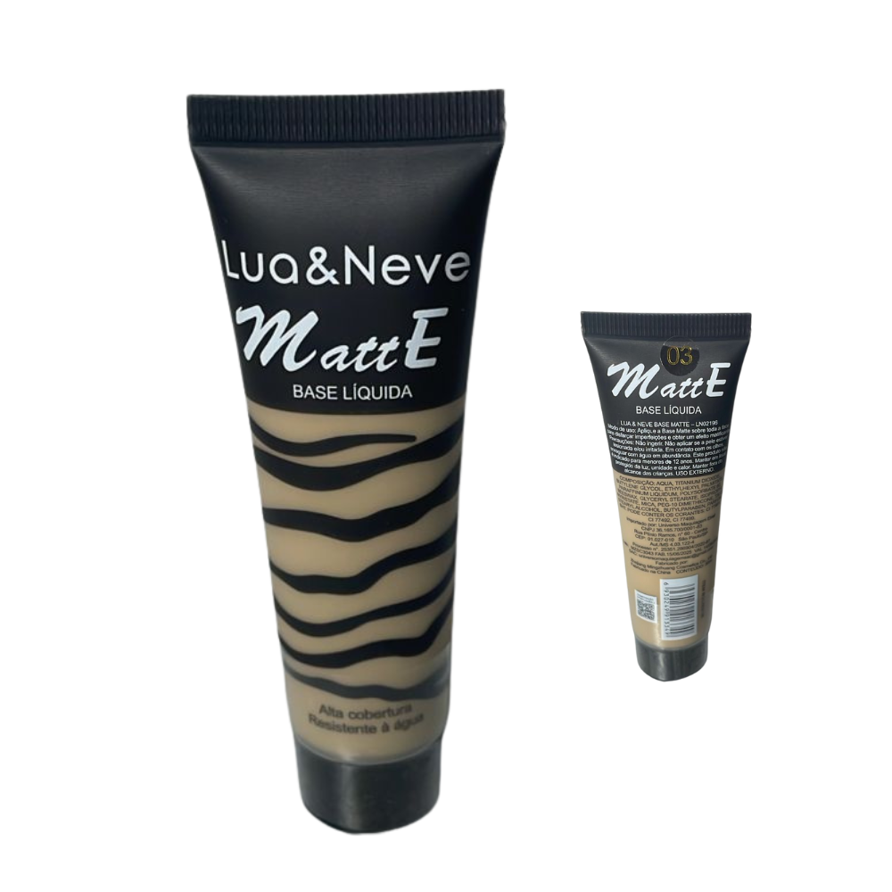 Base Líquida Matte Lua & Neve 30ml