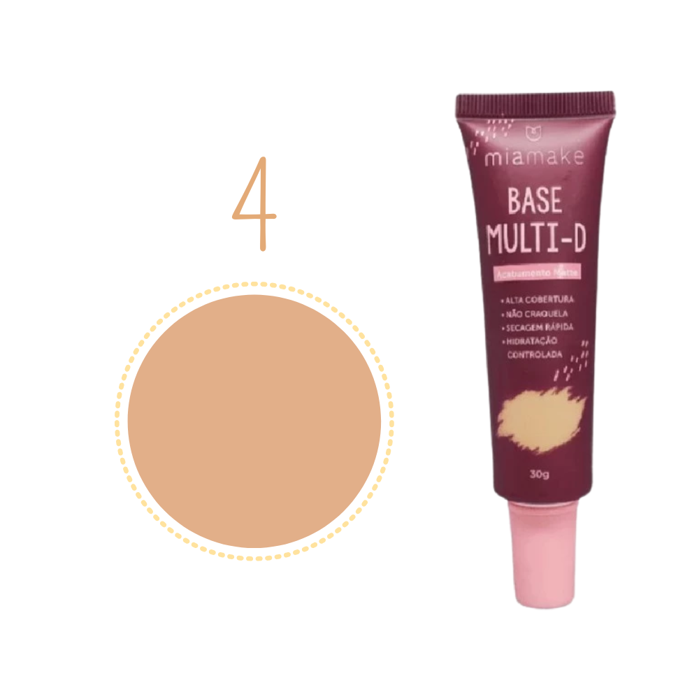 Mia Make Base Multi-D Acabamento Matte
