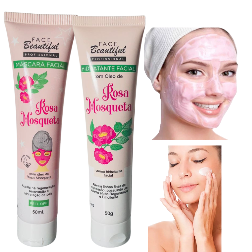 Hidratante Facial com Óleo Rosa Mosqueta