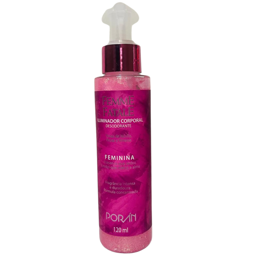 Femme Fatale Femina  - Hidratante Iluminador e Body Splash